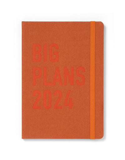 Big Plans A5 Day to a Page Diary with Appointments 2024 - Multilanguage