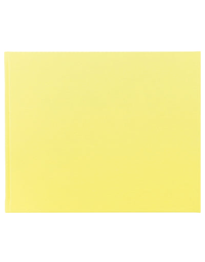 Pastel Quarto Landscape Plain Guest Book Lemon#colour_lemon