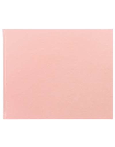 Pastel Quarto Landscape Plain Guest Book Peach#colour_peach