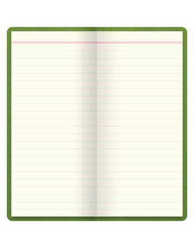 Legacy Slim Pocket Ruled Notebook Green - Inside#colour_green