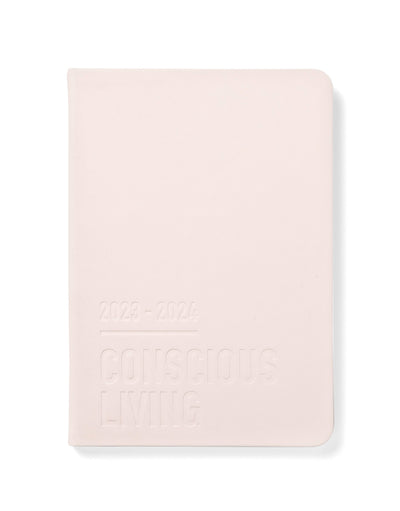 Conscious A5 Day to a Page Diary with Appointments 2023-2024 - Multilanguage