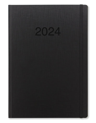 Memo A4 Week to View Diary 2024 - Multilanguage#colour_black