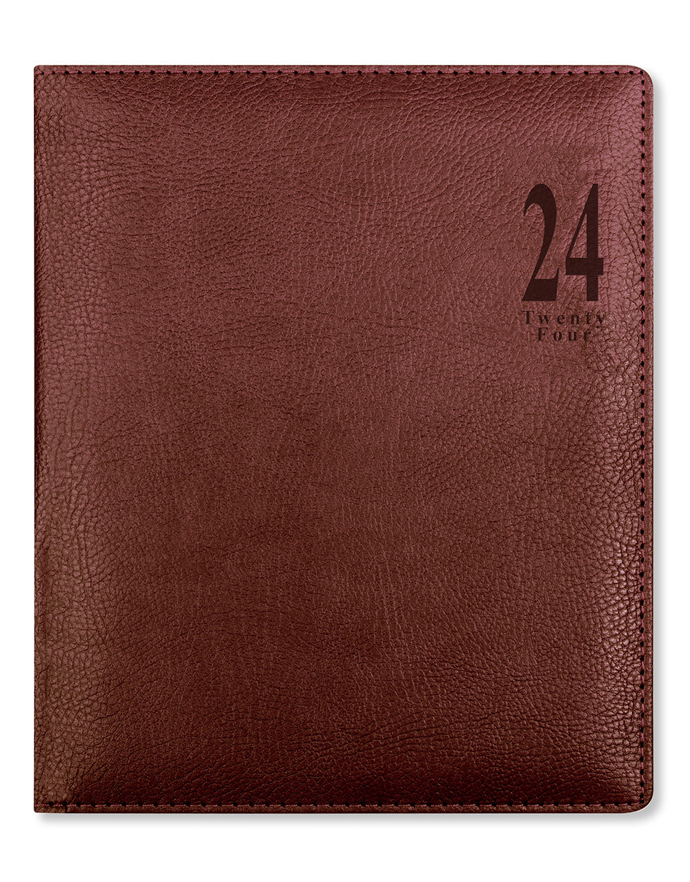 Milano Quarto Vertical Week to View Diary with Appointments 2024 - Multilanguage#colour_chocolate