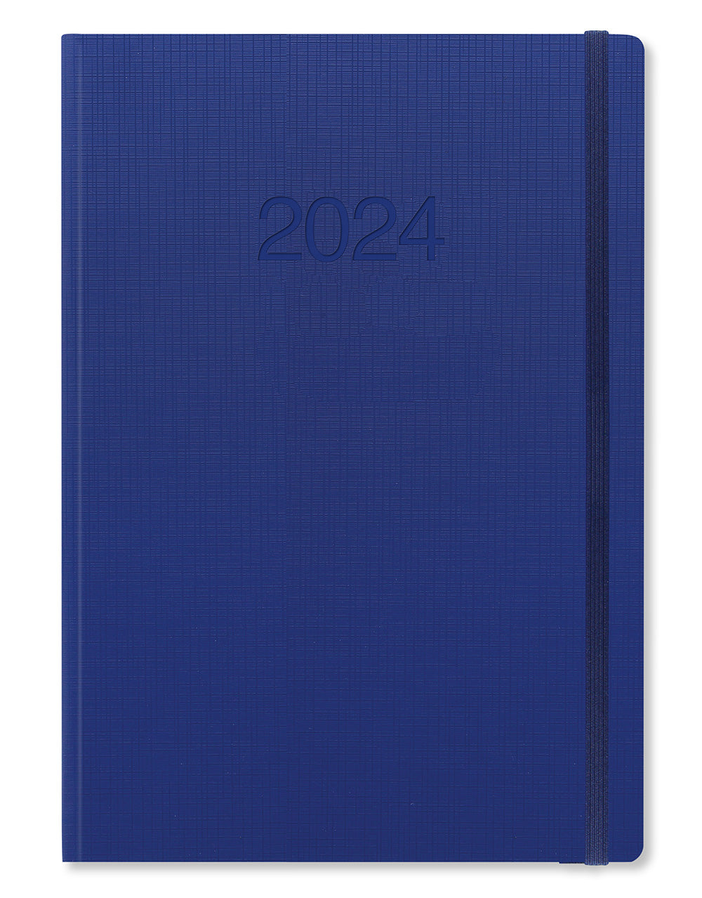 Memo A4 Week to View Diary 2024 - Multilanguage#colour_blue