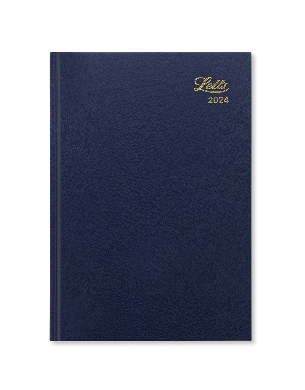 Standard A5 Day to a Page Diary 2024 - English#colour_blue