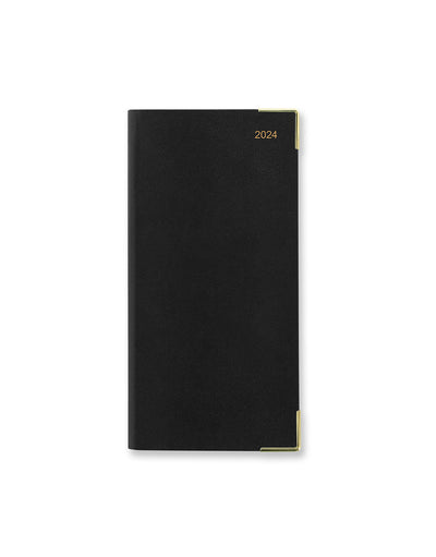 Classic Slim Month to View Diary 2024 - English#colour_black