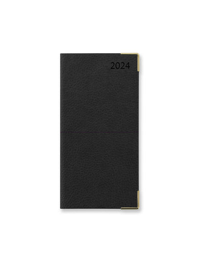 Connoisseur Slim Month to View Diary 2024 - English#colour_black