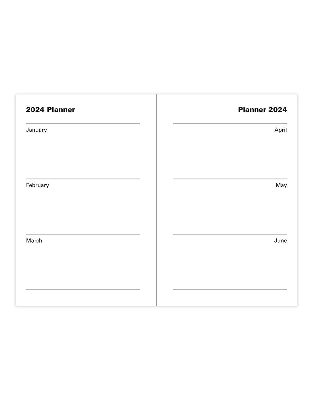 Principal Mini Pocket Day to a Page Diary 2024 - English#colour_grey