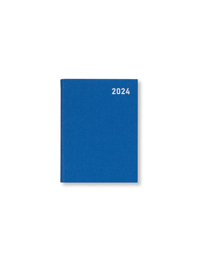 Principal Compact Pocket Week to View Diary 2024 - Sunday Start - English#colour_blue
