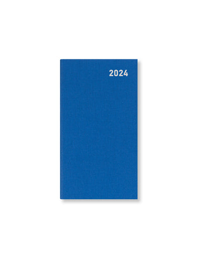 Principal Medium Pocket Week to View Diary 2024 - Sunday Start - English#colour_blue