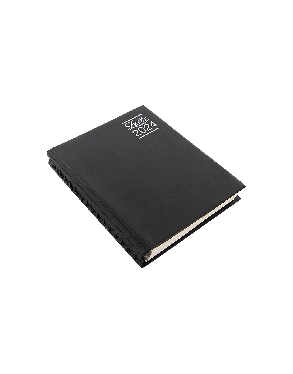 Rhino A5 Day to a Page Diary with Appointments, Notes and Planners 2024 - English#colour_black