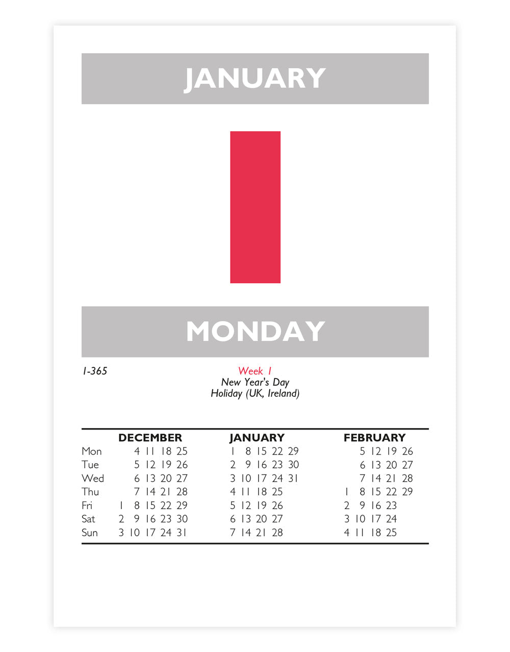 Business System Desk Day to View Calendar Refill 2025#colour_white