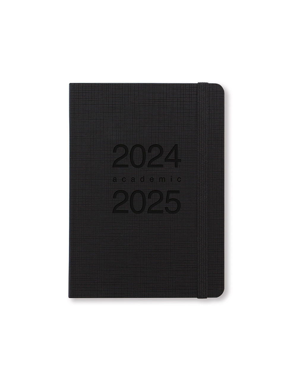 Memo A6 Day to a Page Diary with Appointments 2024-2025 - Multilanguage#colour_black
