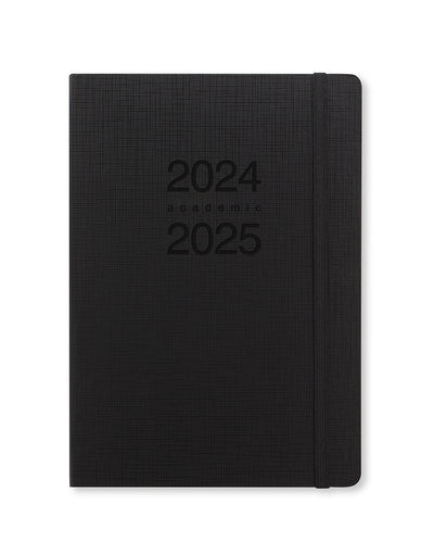 Memo A5 Week to View Diary 2024-2025 - Multilanguage#colour_black