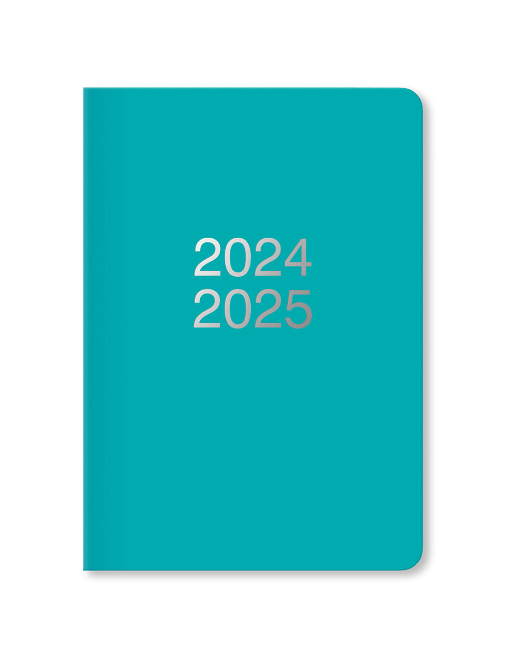 Dazzle A5 Week to View Diary 2024-2025 - Multilanguage#colour_turquoise