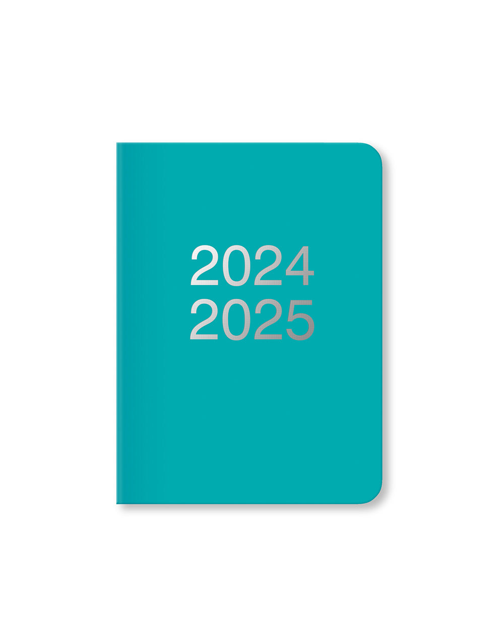 Dazzle A6 Day to a Page Diary with Appointments 2024-2025 - Multilanguage#colour_turquoise
