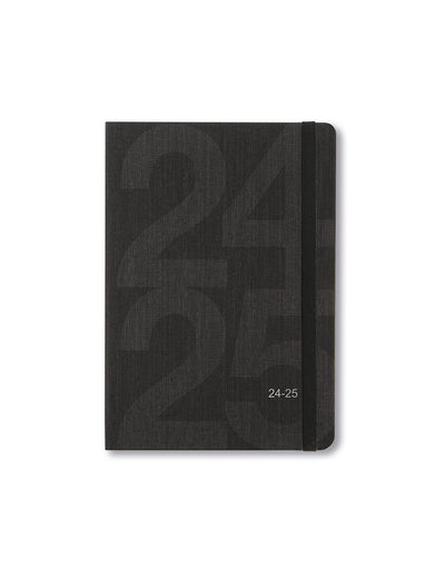 Block A6 Week to View Diary 2024-2025 - Multilanguage#colour_black