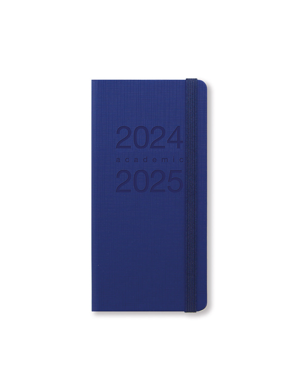 Memo Slim Week to View Diary 2024-2025 - Multilanguage#colour_blue