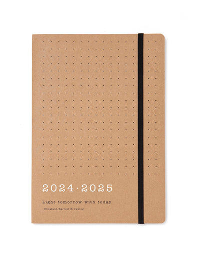 Eco Writers Quotes A5 Week to View Diary 2024-2025 - Multilanguage#colour_kraft