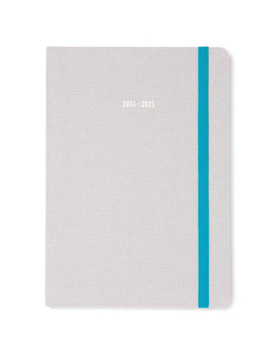 Raw A5 Week to View Diary 2024-2025 - Multilanguage#colour_grey