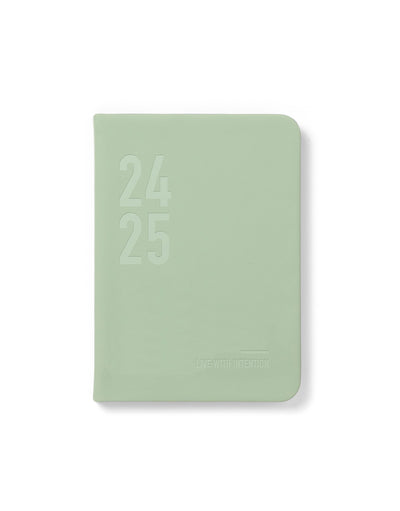 Conscious A6 Week to View Diary 2024-2025 - Multilanguage#colour_sage