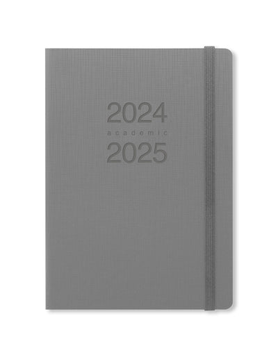 Memo A5 Week to View Diary 2024-2025 - Multilanguage#colour_concrete