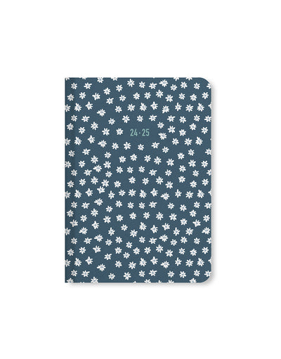 Daisies A6 Week to View Diary 2024-2025 - Multilanguage#colour_blue