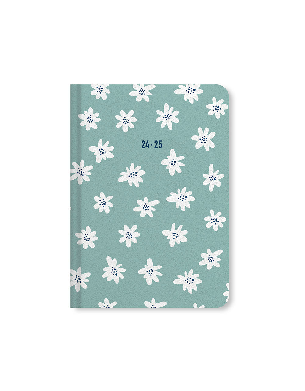 Daisies A6 Week to View Diary 2024-2025 - Multilanguage#colour_mint