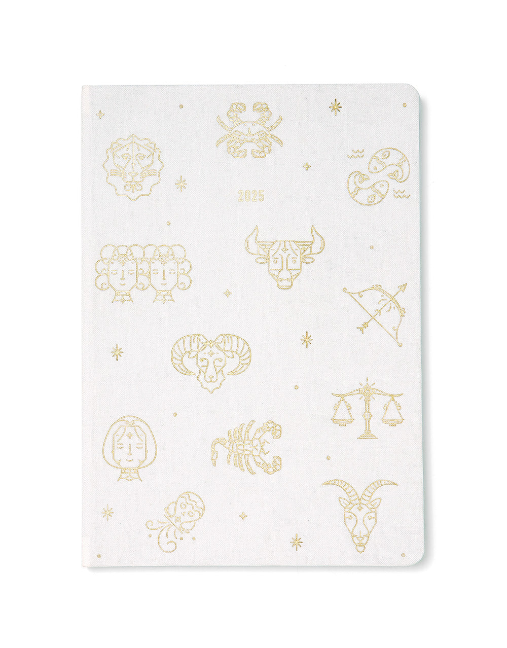 Zodiac A5 Week to View Diary 2025 - Multilanguage  25-082297#colour_ivory