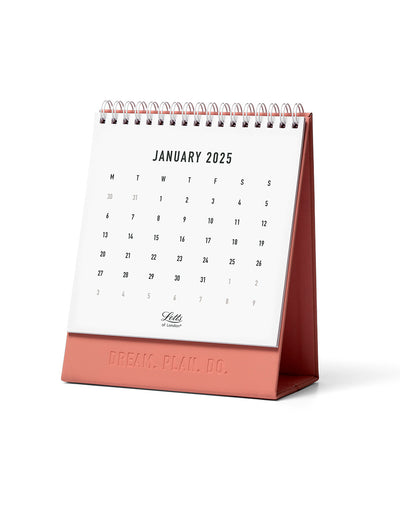 Conscious 2025 Desk Calendar 25-082343#colour_clay