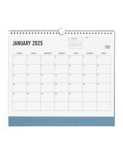 Conscious 2025 Wall Calendar Ocean 25-082349#colour_ocean