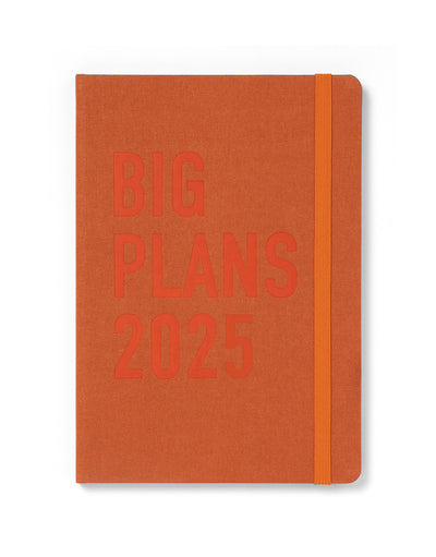 Big Plans A5 Week to View Diary 2025 - Multilanguage   25-082418#colour_rust