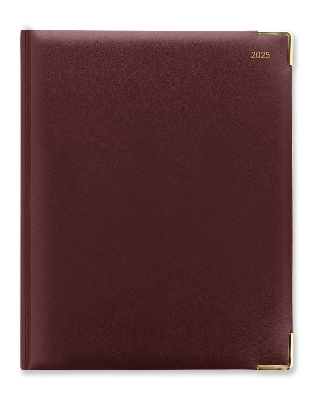 Classic Quarto Vertical Week to View Diary with Appointments 2025 - English 25-C32YBY#colour_burgundy