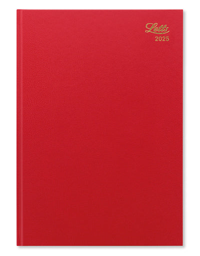 Standard A4 Day to a Page Diary 2025 - English 25-T11ZRD#colour_red