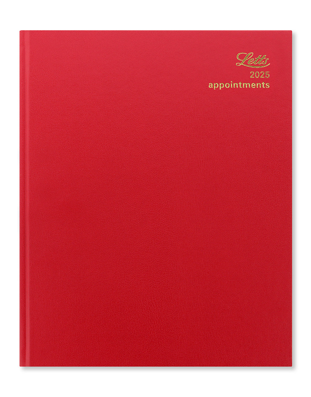 Standard Quarto Vertical Week to View Diary with Appointments 2025 - English 25-T31YRD#colour_red