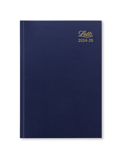 Standard A5 Week to View Diary 2024-2025 - English#colour_blue