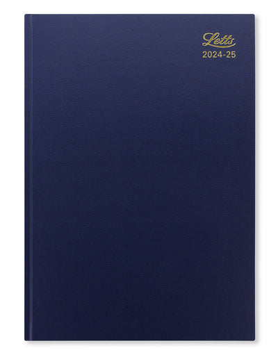 Standard A4 Week to View Diary 2024-2025 - English#colour_blue