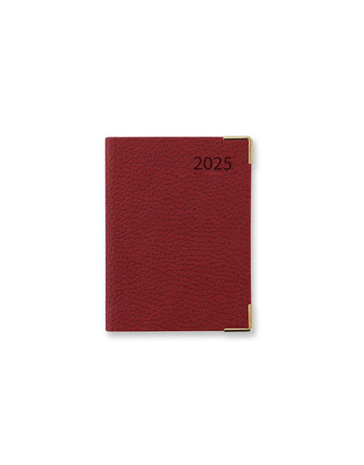 Connoisseur Mini Pocket Week to View Diary 2025 - Sunday Start - English 25-TC3EPRD#colour_red