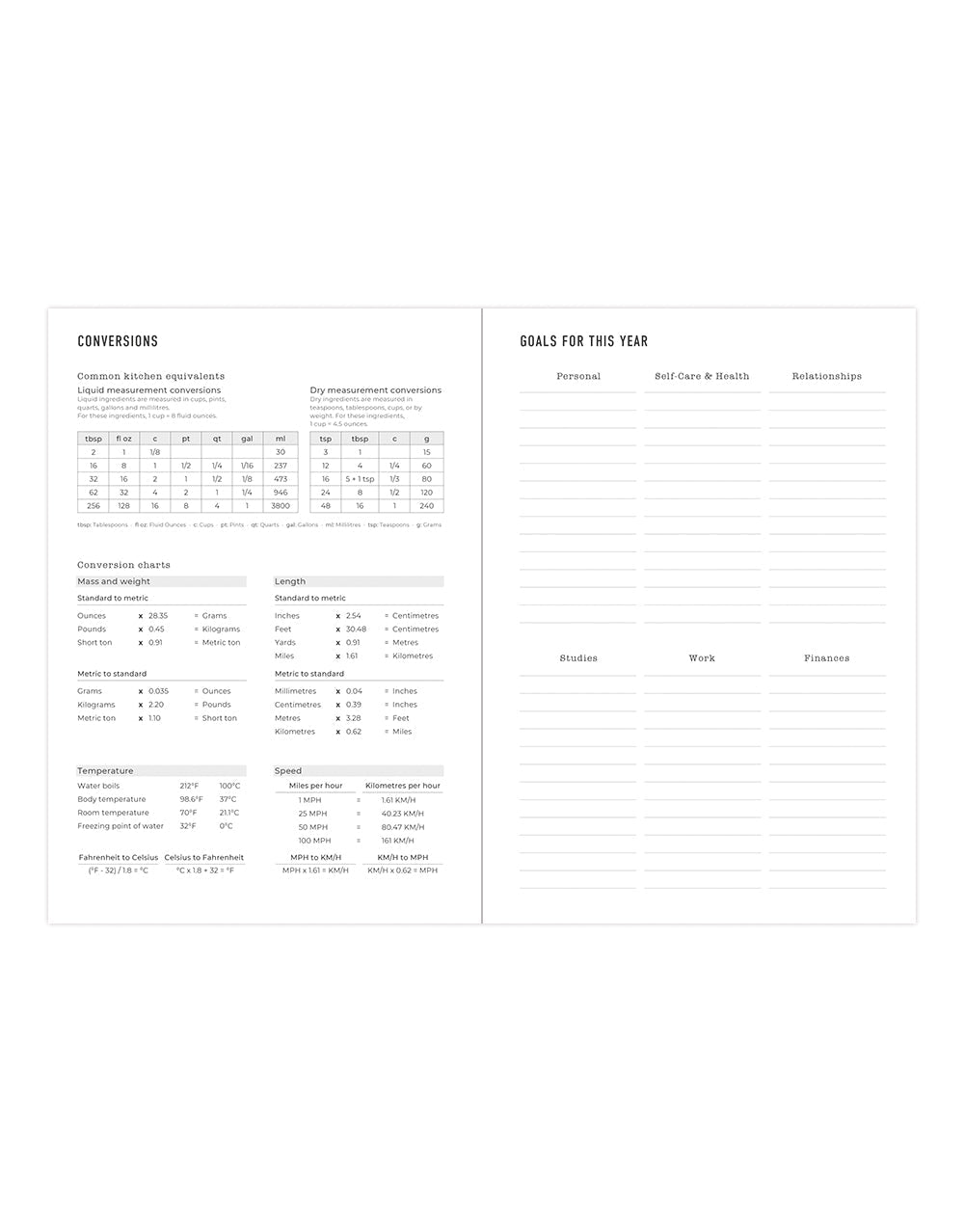Letts Botanics A5 Week to View Diary 2025-2026 - Multilanguage 26-031918 #colour_green