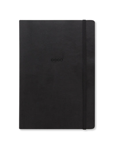 Letts of London Edge A5 Week to View Diary with Notes 2026 Black 26-080227 #colour_black