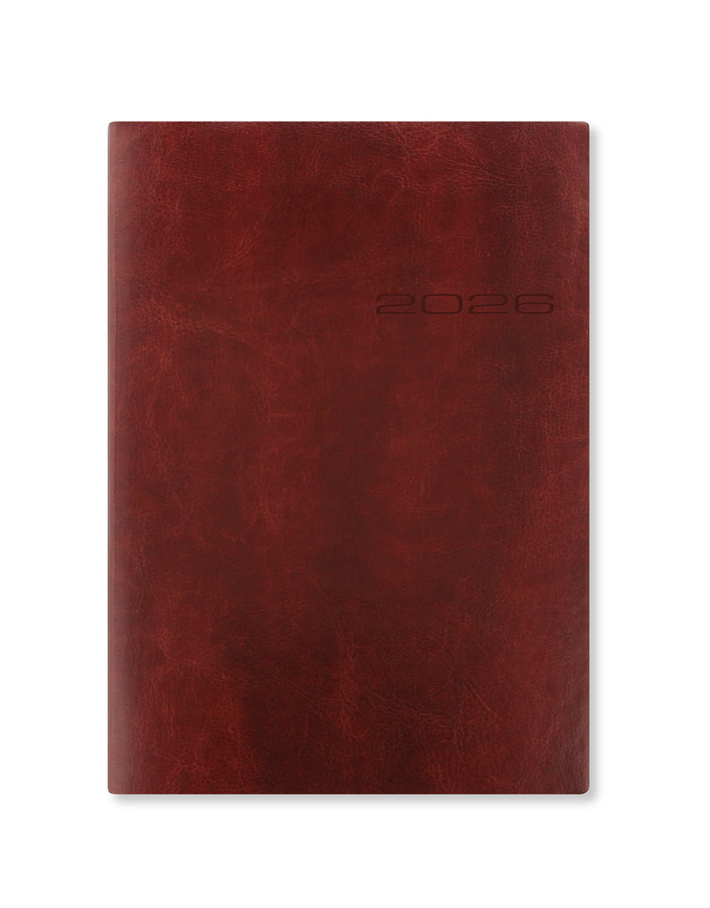 Letts of London Lecassa A5 Day to a Page Diary with Appointments 2026 - Multilanguage Brown 26-080411 #colour_brown