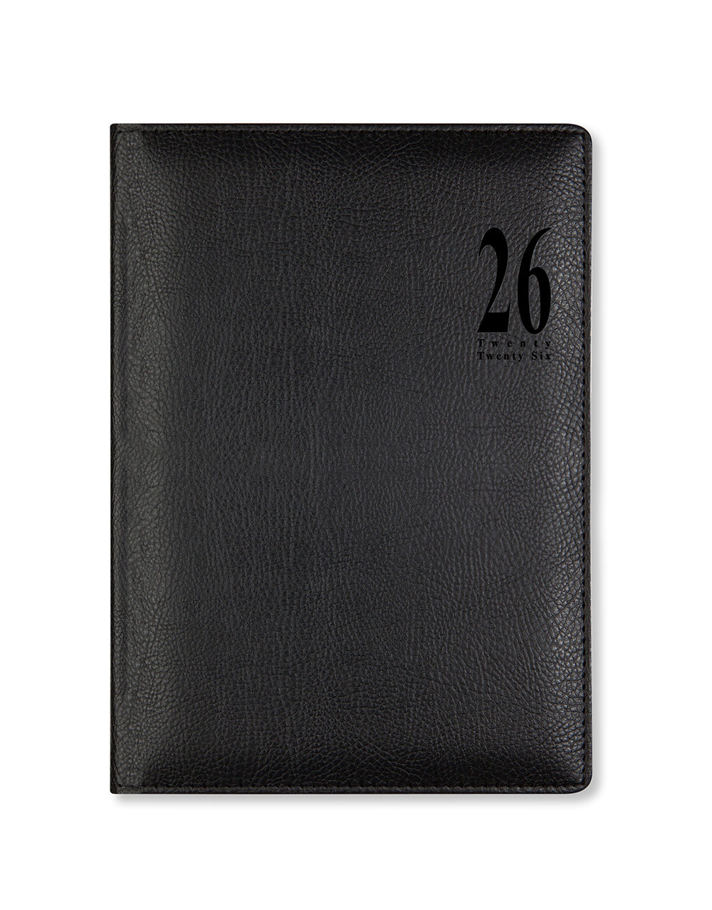 Letts of London Milano A5 Week to View Diary 2026 - Multilanguage Black 26-080569 #colour_black