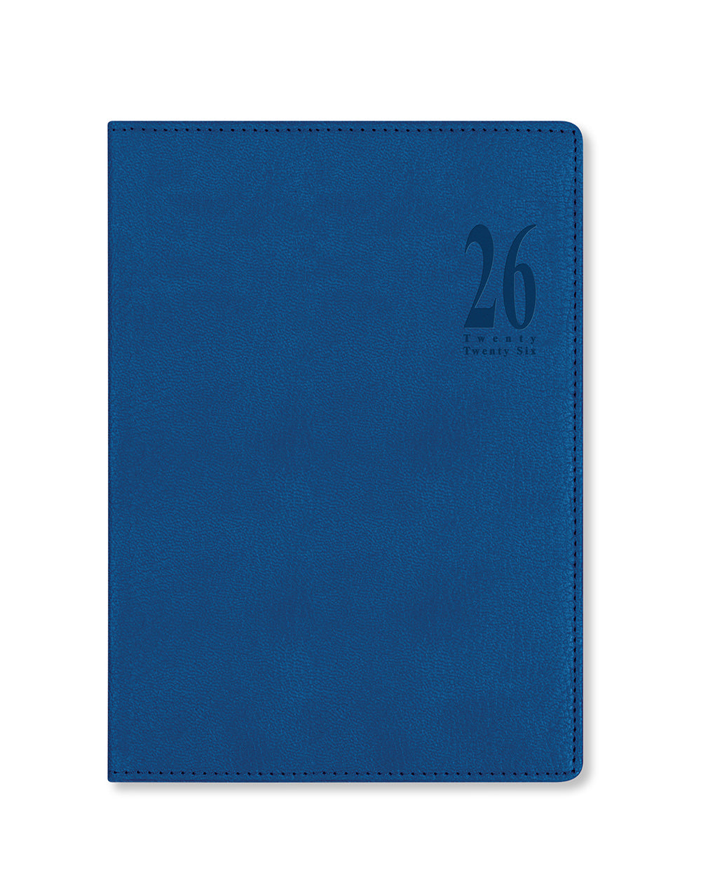 Letts of London Milano A5 Week to View Diary 2026 - Multilanguage Blue 26-080570 #colour_blue