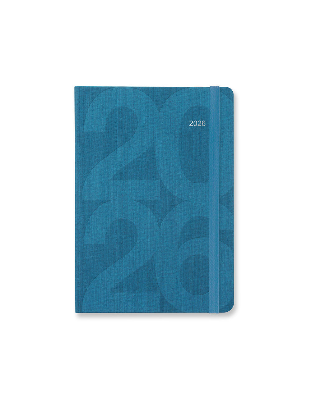 Letts of London Block A6 Week to View Diary 2026 - Multilanguage Teal 26-081666 #colour_teal