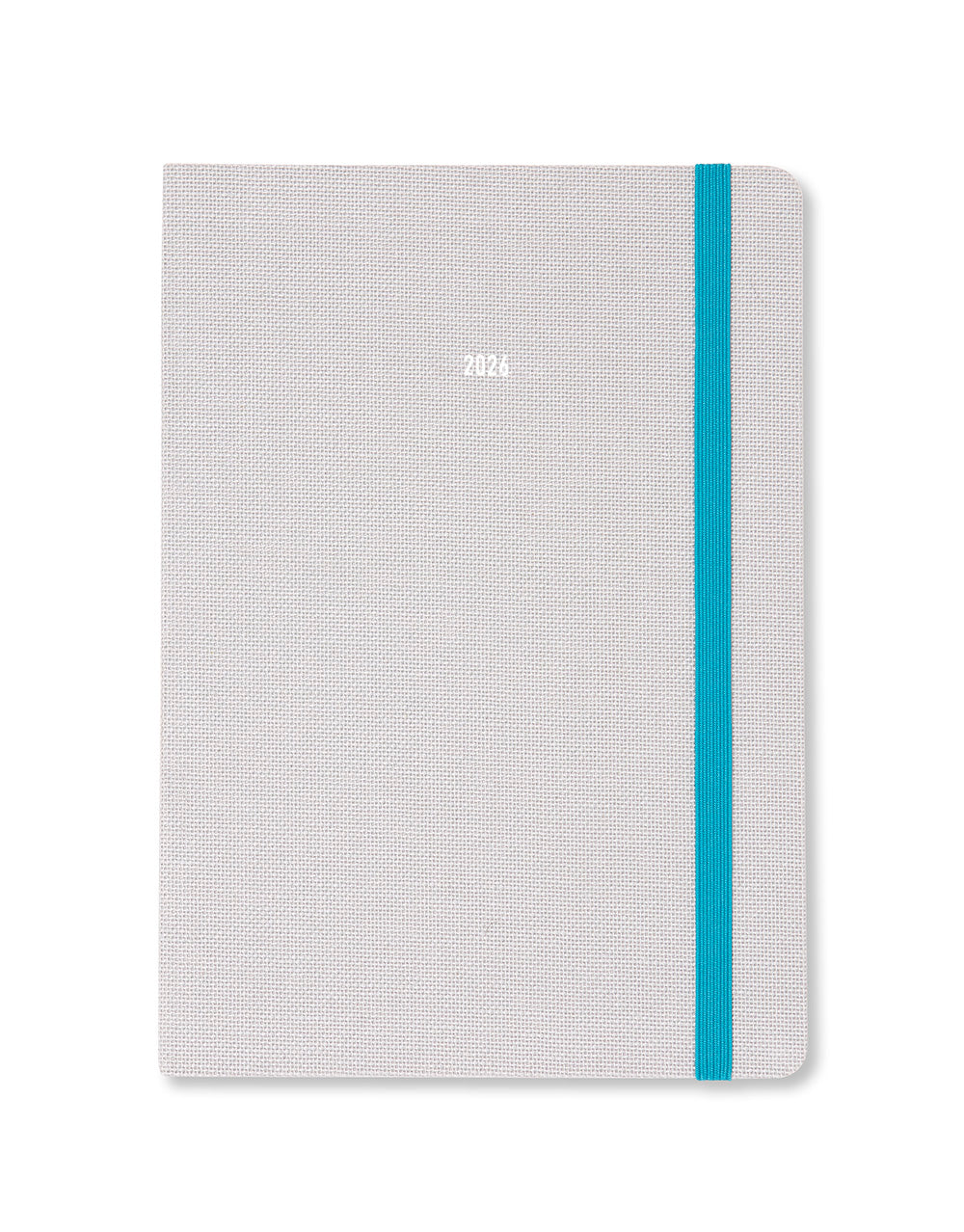 Letts of London Raw A5 Week to View Diary 2026 - Multilanguage Grey 26-082307 #colour_grey