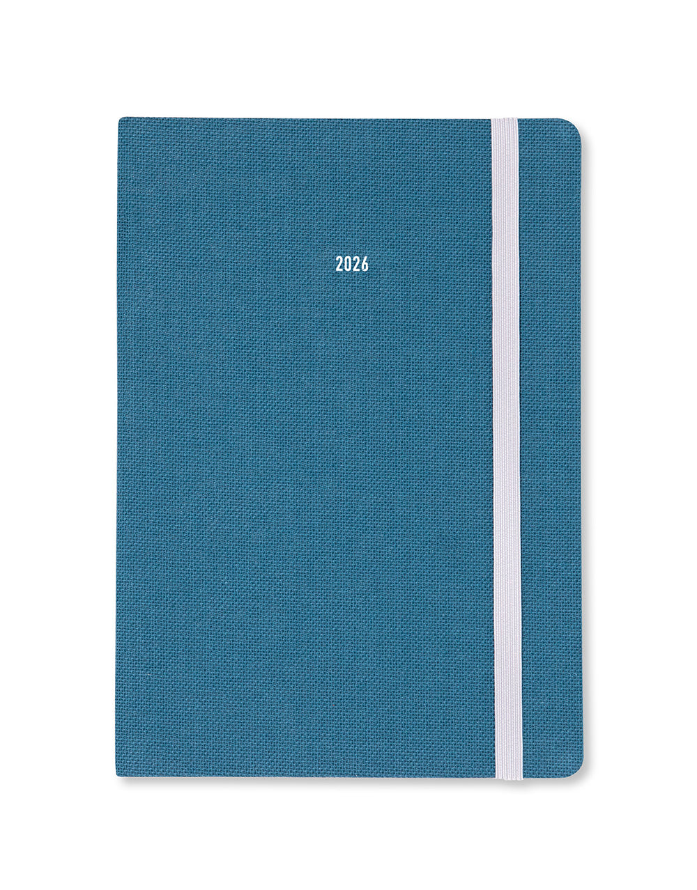 Letts of London Raw A5 Week to View Diary 2026 - Multilanguage Teal 26-082308 #colour_teal