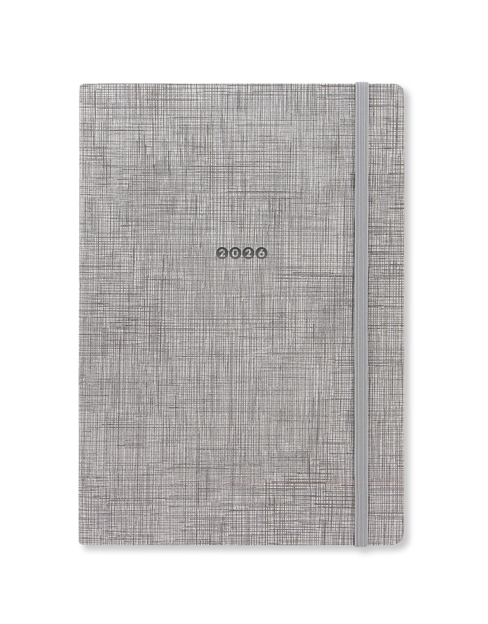 Letts of London Edge A5 Week to View Diary with Notes 2026 Grey Grid 26-082341 #colour_grey-grid