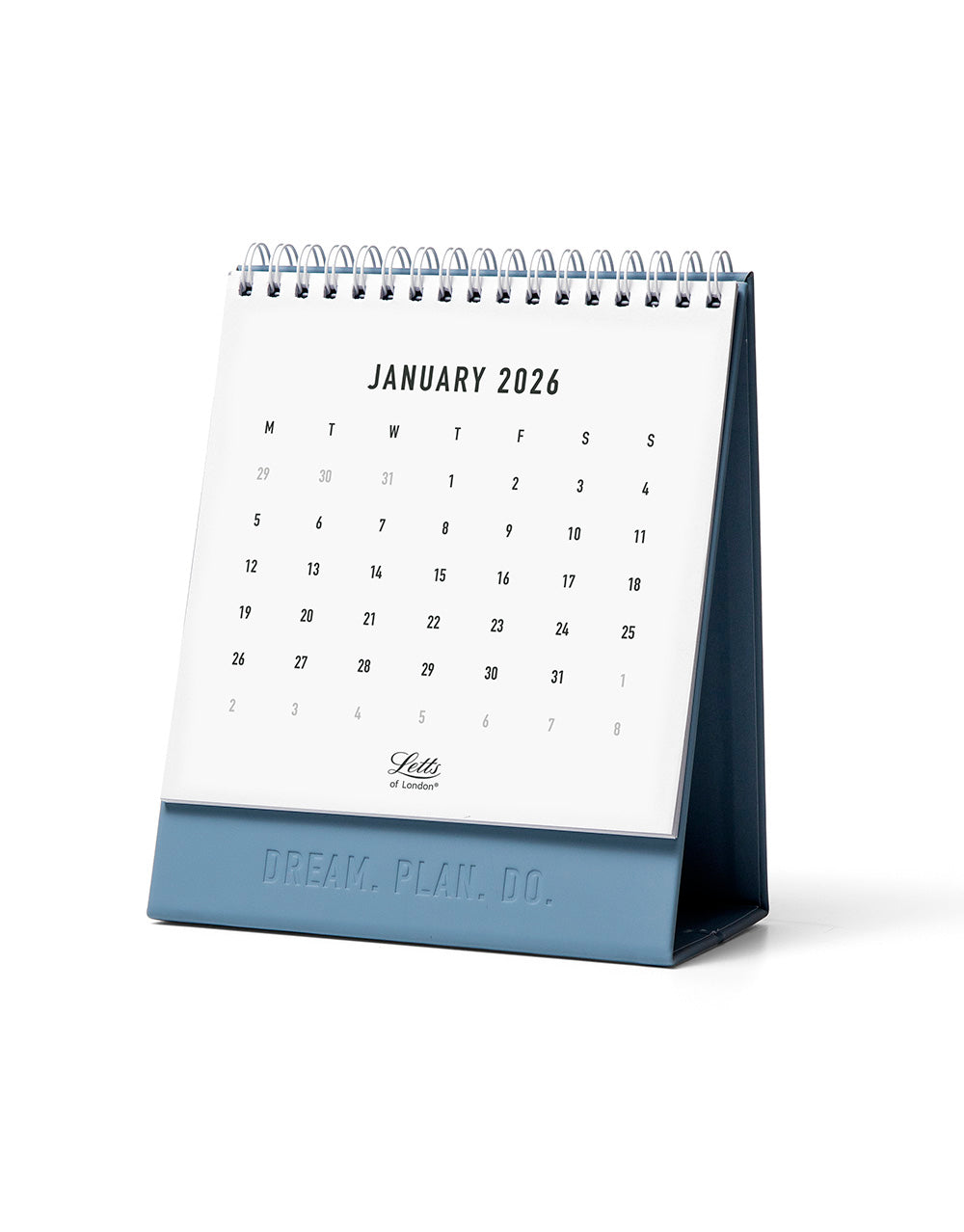 Letts of London Conscious 2026 Desk Calendar Ocean  26-082344 #colour_ocean