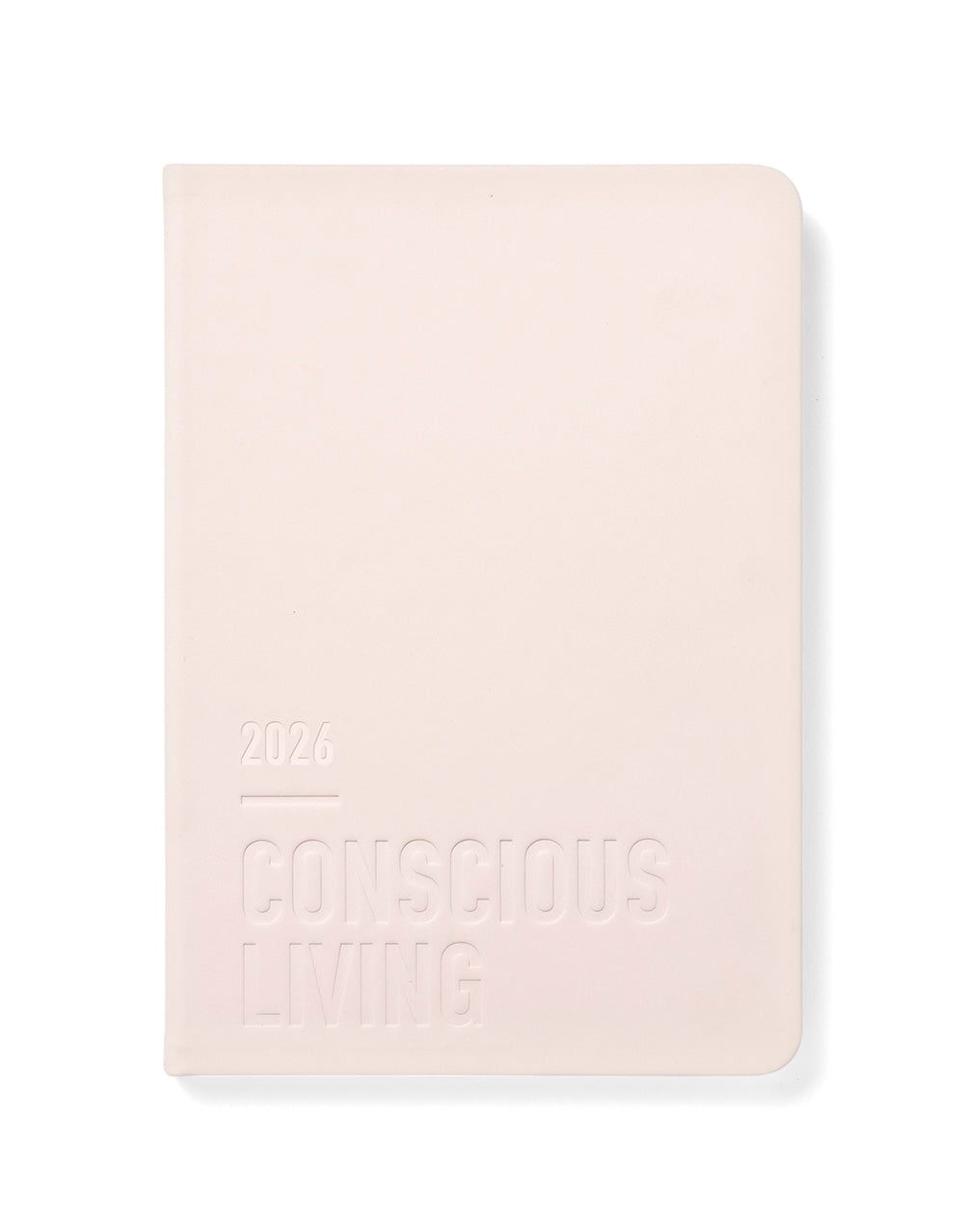 Letts of London Conscious A5 Day to a Page Diary with Appointments 2026 - Multilanguage Rosewater 26-082404 #colour_rosewater