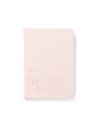 Letts of London Conscious A6 Day to a Page Diary with Appointments 2026 - Multilanguage Rosewater 26-082414 #colour_rosewater
